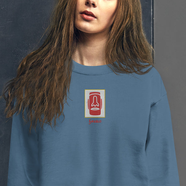 Maoi Embroidered Sweatshirt